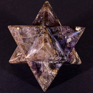 Merkaba d’Améthyste à Chevrons