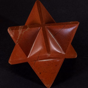 Merkaba de Jaspe Rouge