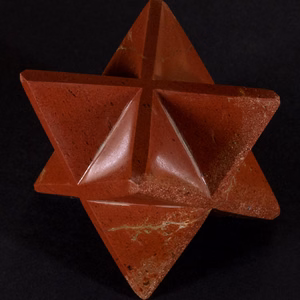 Merkaba de Jaspe Rouge