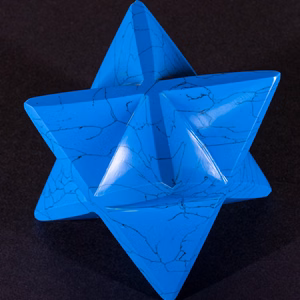 Merkaba en howlite turquoise