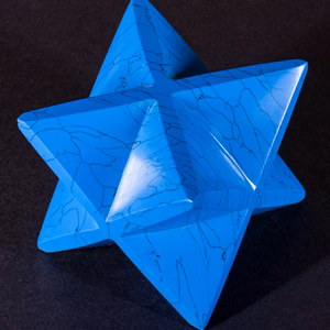 Merkaba en howlite turquoise